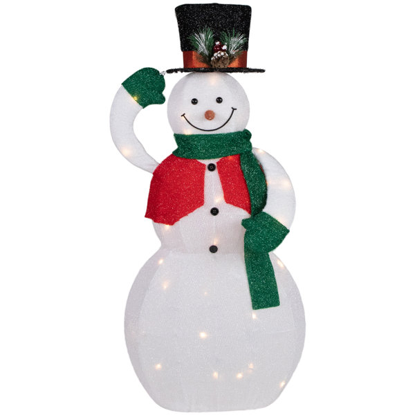 Northlight Lighted Snowman Figurine Wayfair